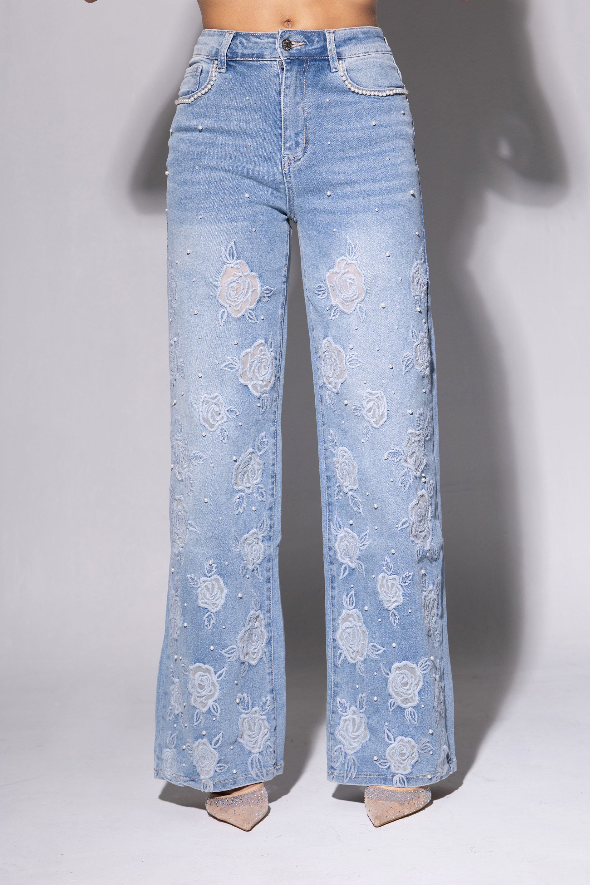 JEANS GARDEN OF PEARLS